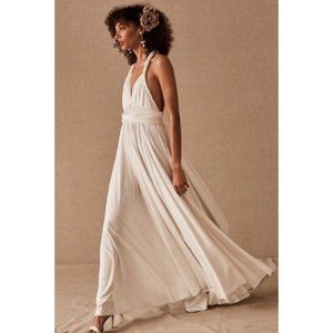 BHLDN Twobirds Ginger Convertible Maxi Dress Size A - Bridal